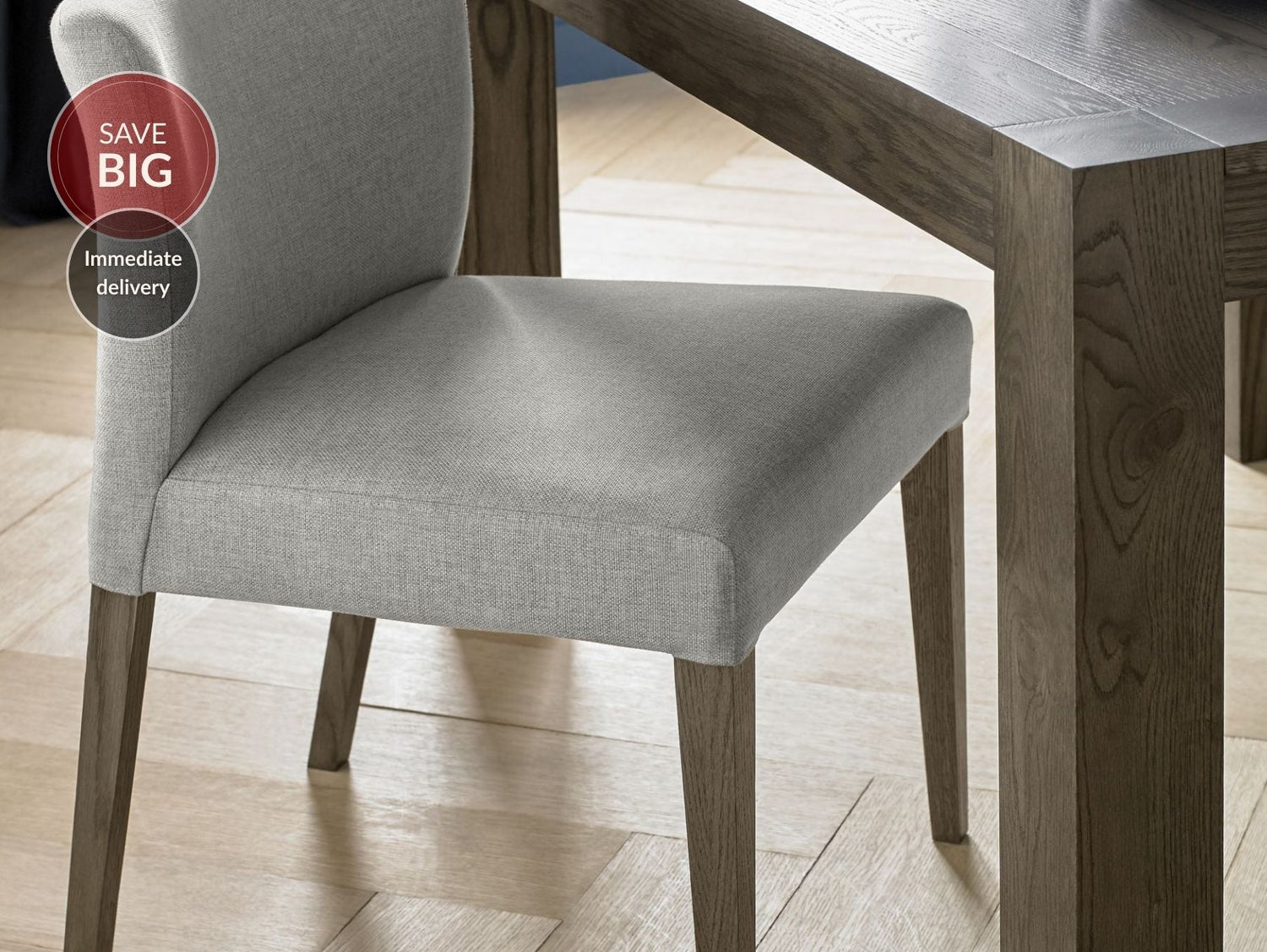 Turner Dark Oak Low Back Dining Chair (Sold in Pairs)