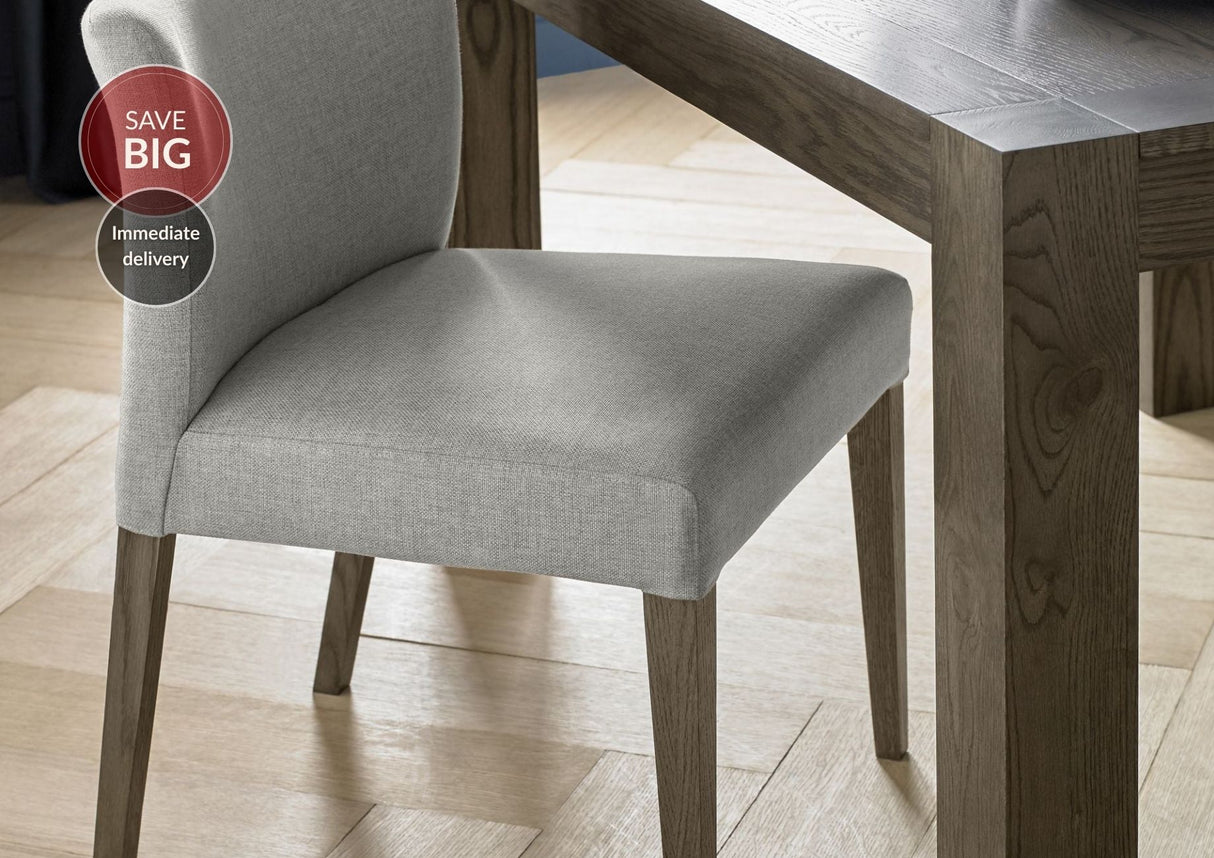 Turner Dark Oak Low Back Dining Chair (Sold in Pairs)