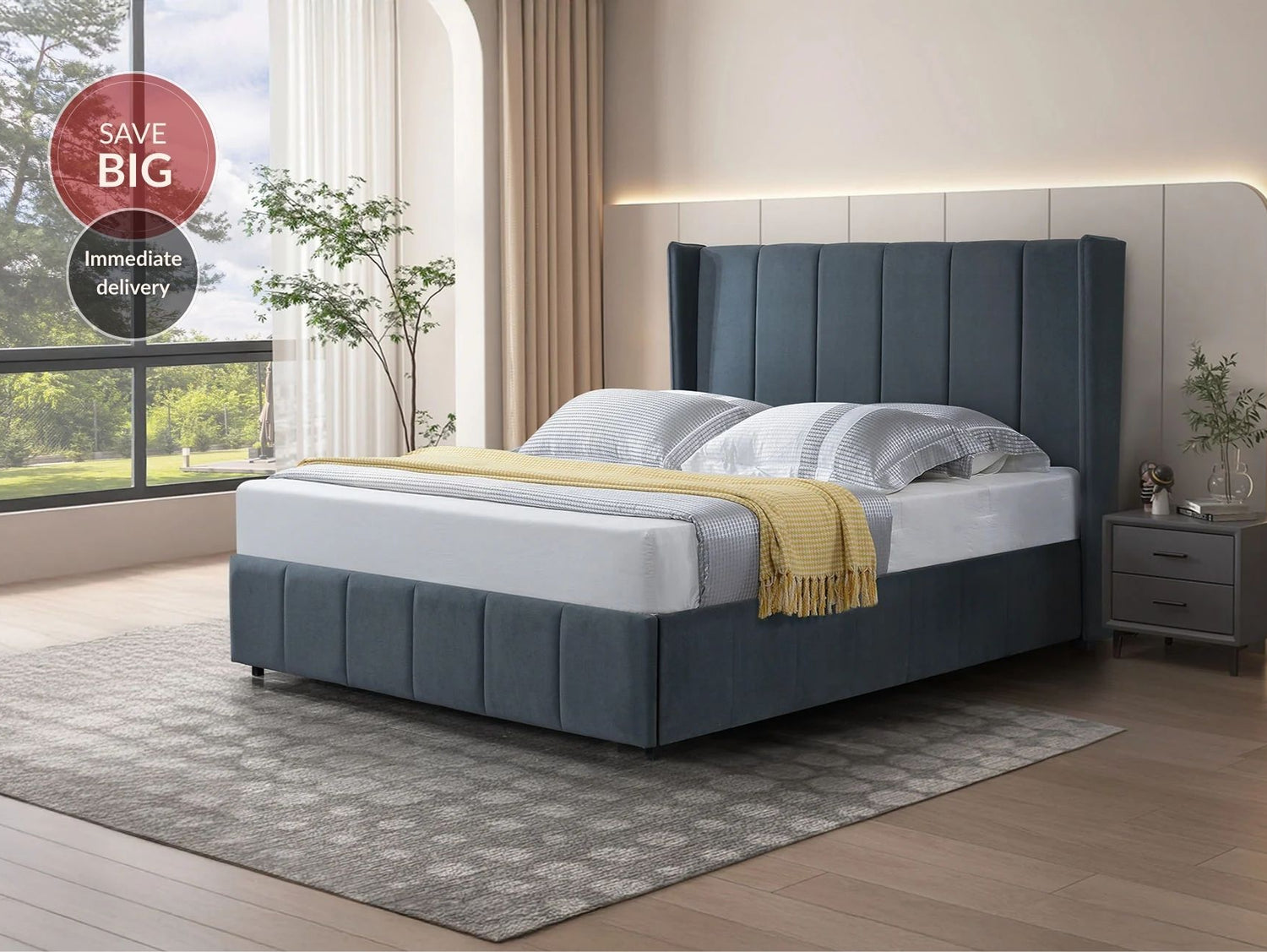 Chelsea Bed Frame with Storage Drawer