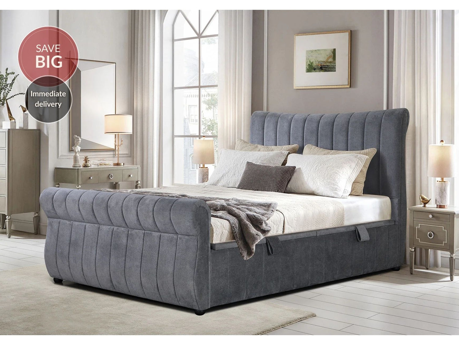 Westminster Side Opening Ottoman Storage Bed