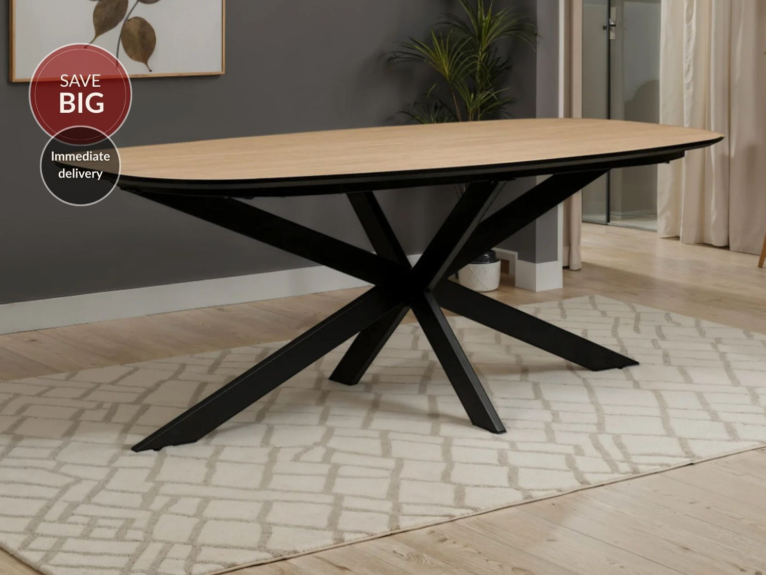 Sadia "SMART" Surface Large Oval Table
