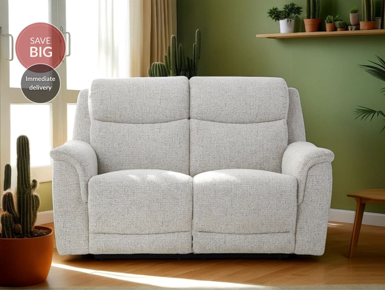 Sardinia 2 Seater Recliner Sofa with Power Headrests