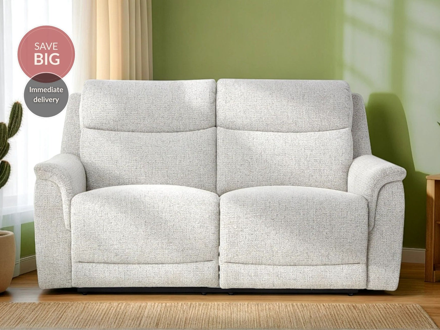 Sardinia 3 Seater Recliner Sofa with Power Headrest