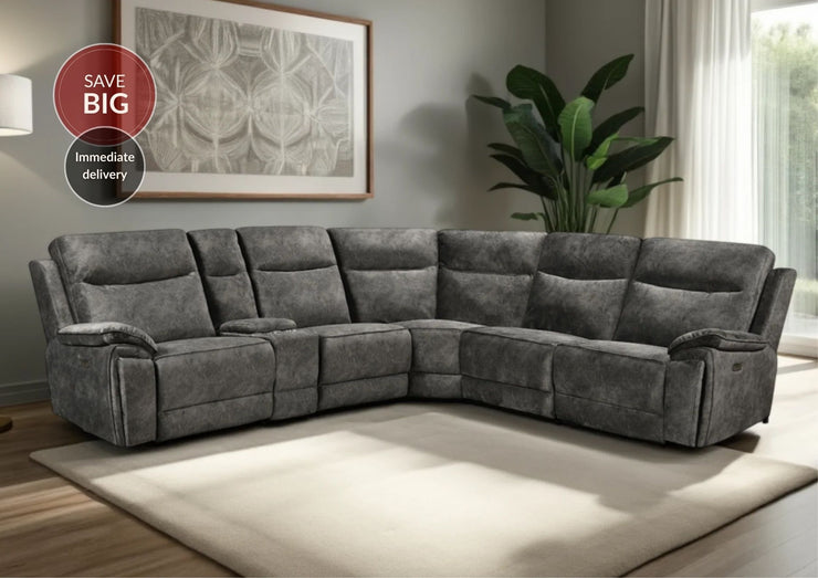 Osaka Modular Corner Recliner Sofa with Console