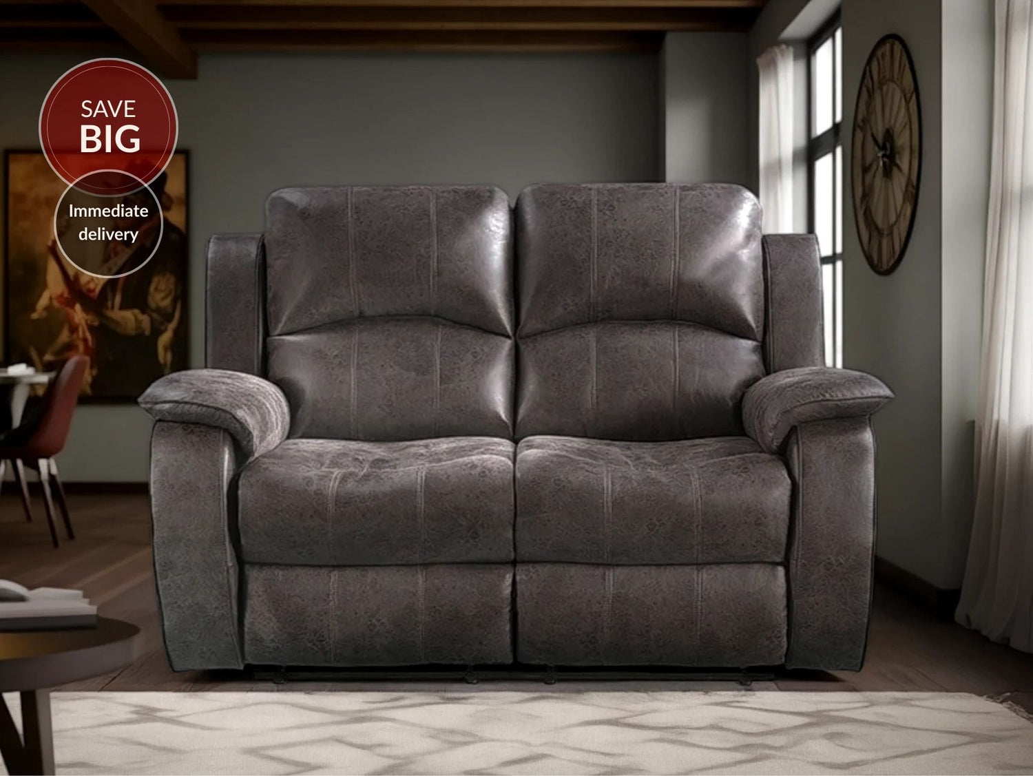 Danube 2 Seater Recliner Sofa