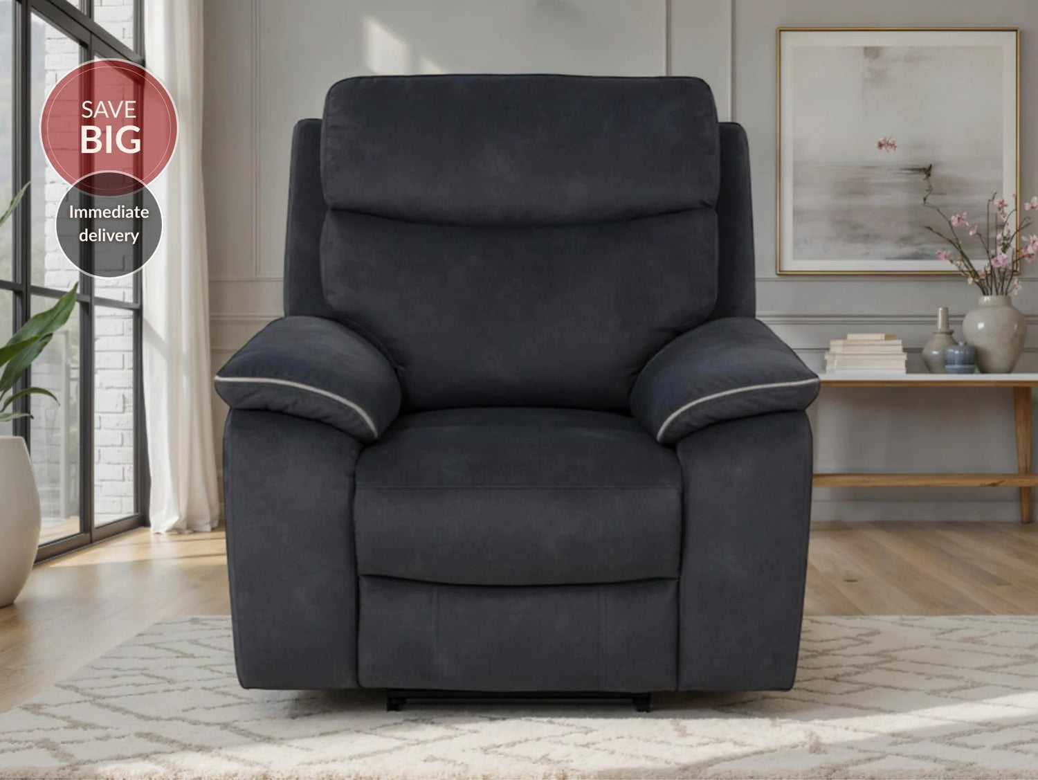 Naples Recliner Armchair with USB