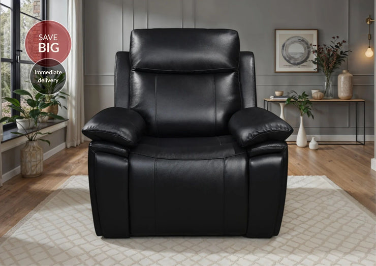 Savio Recliner Armchair with Power Headrest and Cupholder
