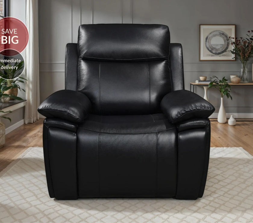 Savio Recliner Armchair with Power Headrest and Cupholder