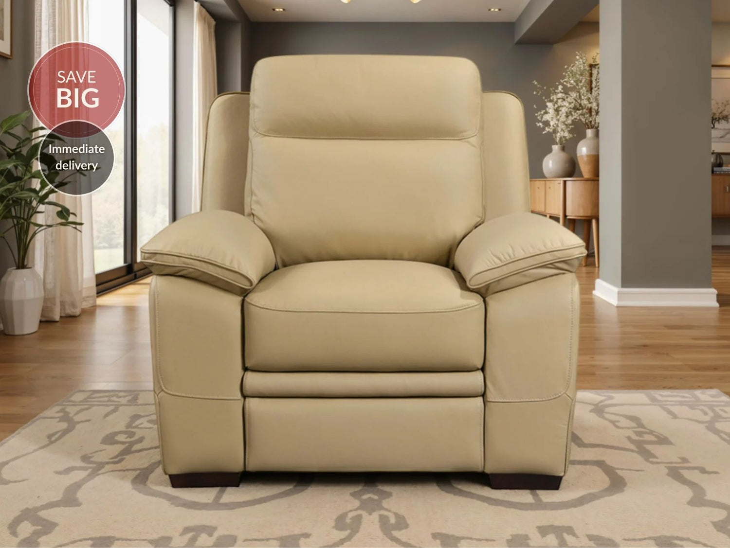 Mont Blanc Leather Armchair