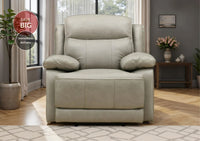 Montana Luxury Armchair with Power Recliner & Adjustable Headrest