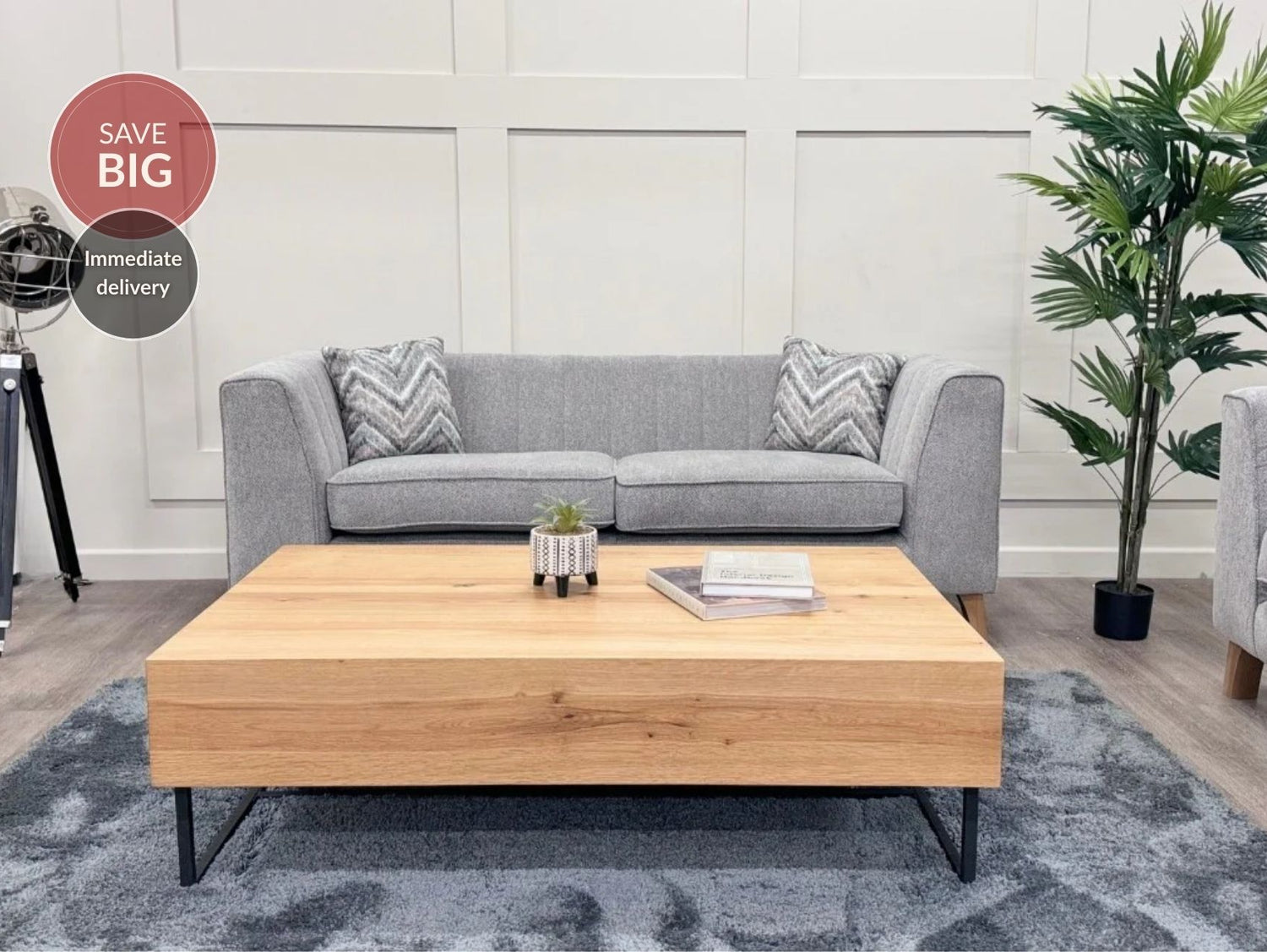 Porto Oak Coffee Table