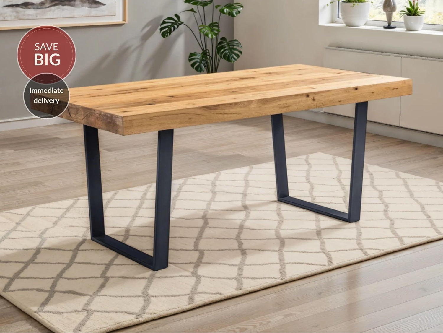 Porto Oak Dining Table