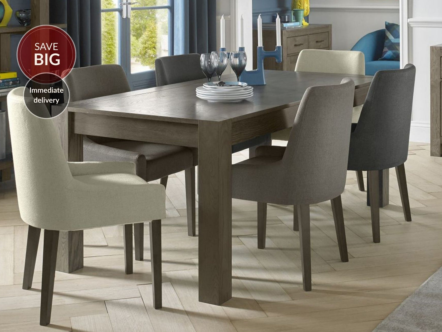 Turner Dark Oak Small End Extension Table