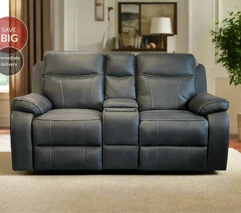 Diablo 2 Seater Sofa with Console