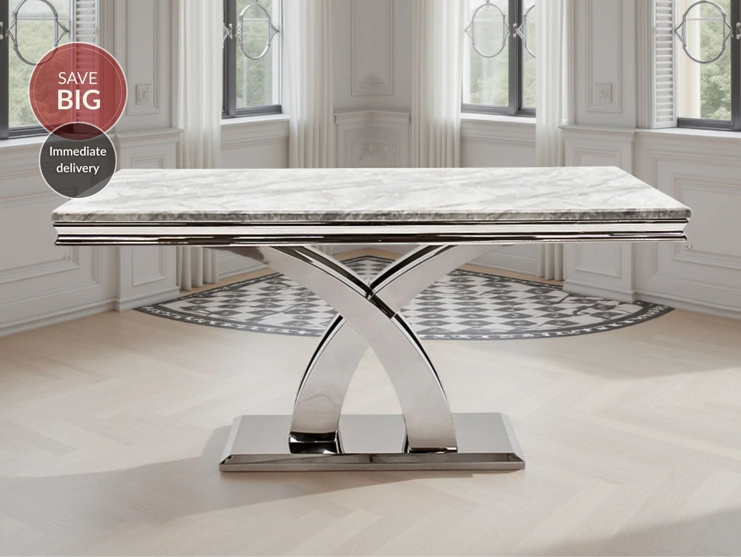 Picasso Rectangular Dining Table 180cm