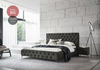 Royal Super King Bed Frame - Dark Green