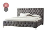 Royal Super King Bed Frame - Grey