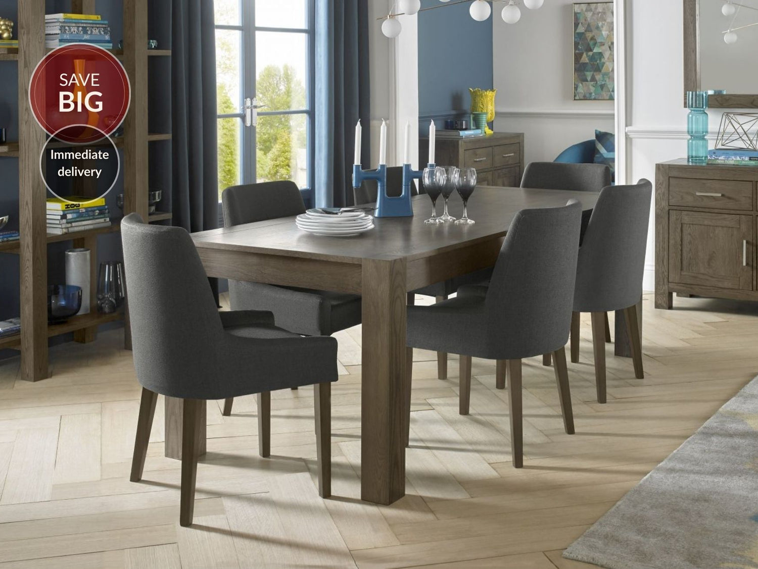 Turner Dark Oak Large End Extension Table