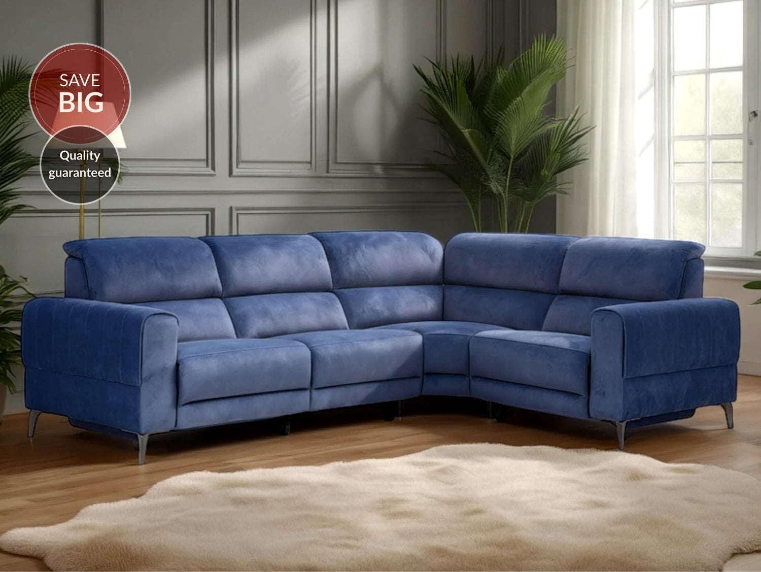 Bergamo 2 Corner 1 Recliner Sofa