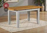 Wexford American Oak Solid Wood Medium Extendable Dining Table