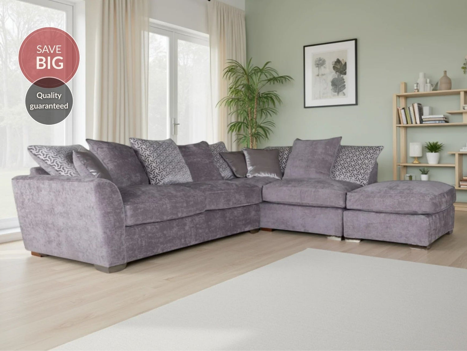 Pendle Corner Sofa with Stool