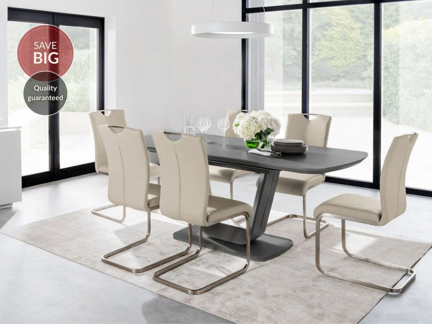 Florence Large Extendable Dining Table