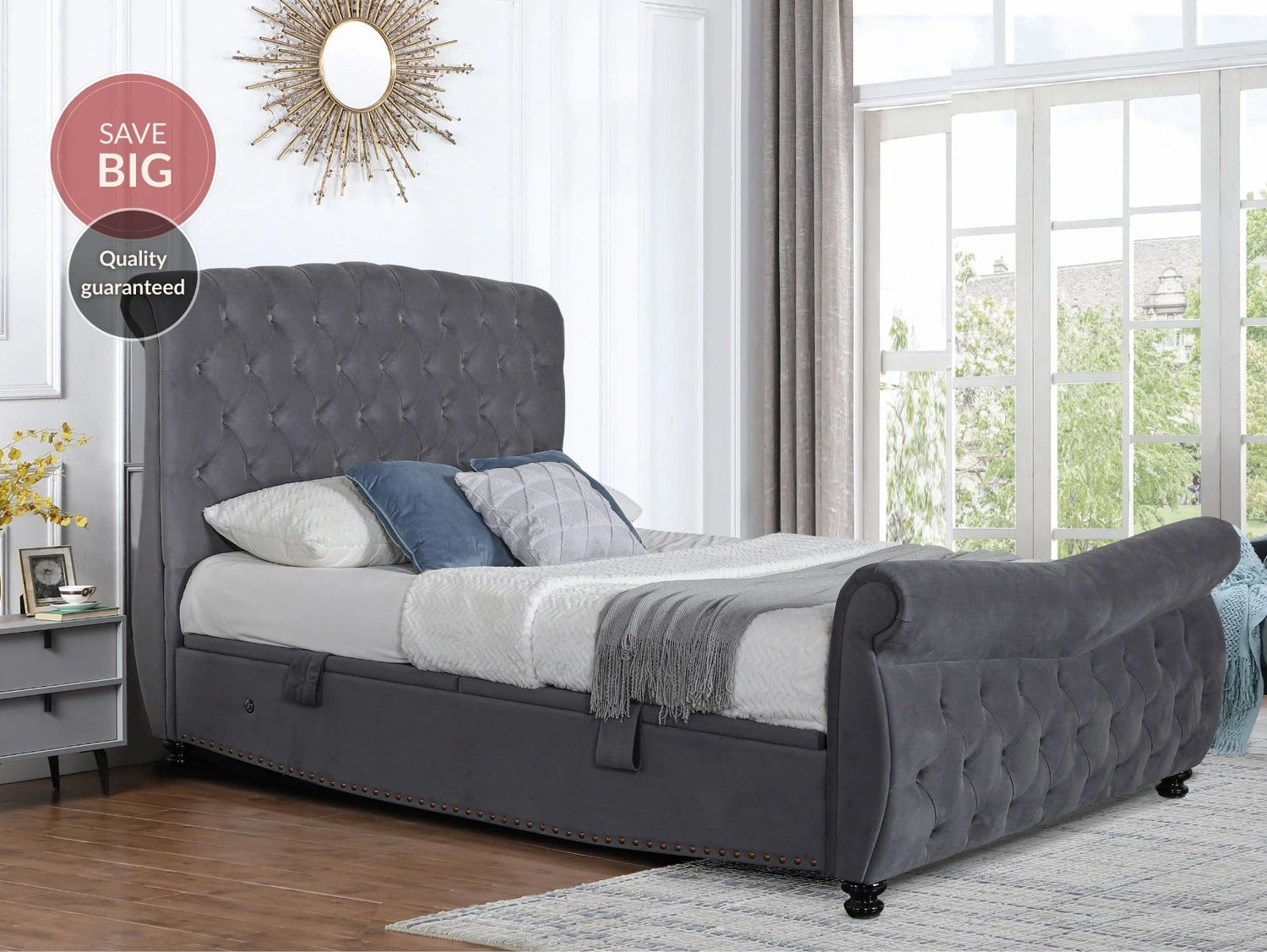 Belgravia Side Opening Ottoman Bed Frame