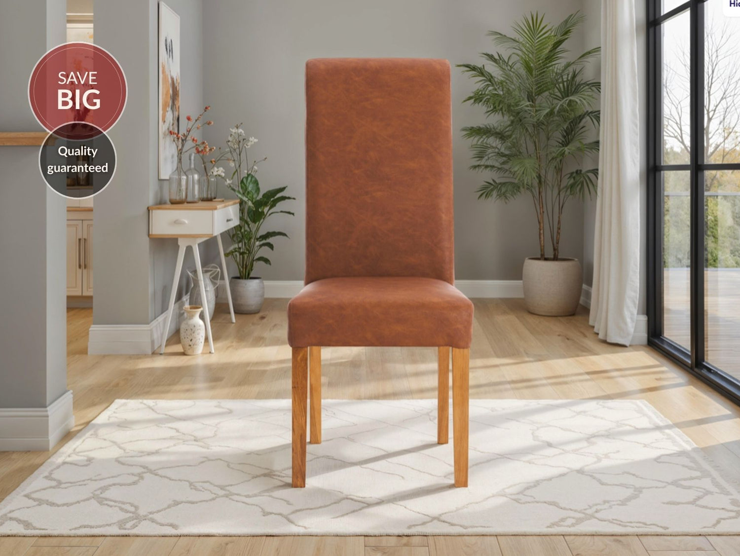 London Oak Dining Chairs (Sold in Pairs)