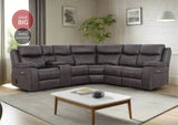 Lotus Corner Recliner Sofa with Console
