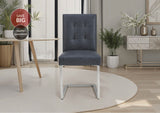 Toulouse Cantilever Faux Leather Dining Chairs