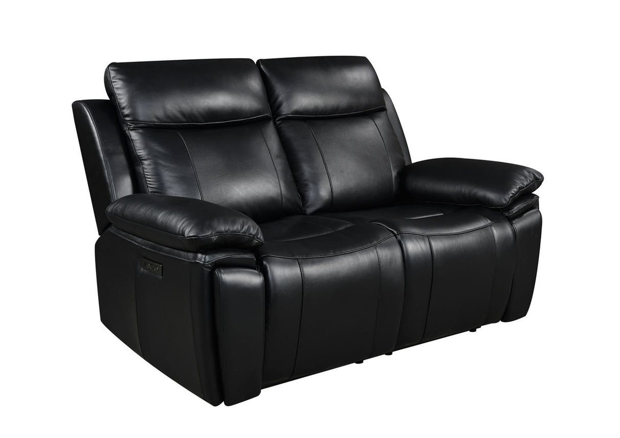 Savio 2 Seater Recliner Sofa with Power Headrests and Cup Holders