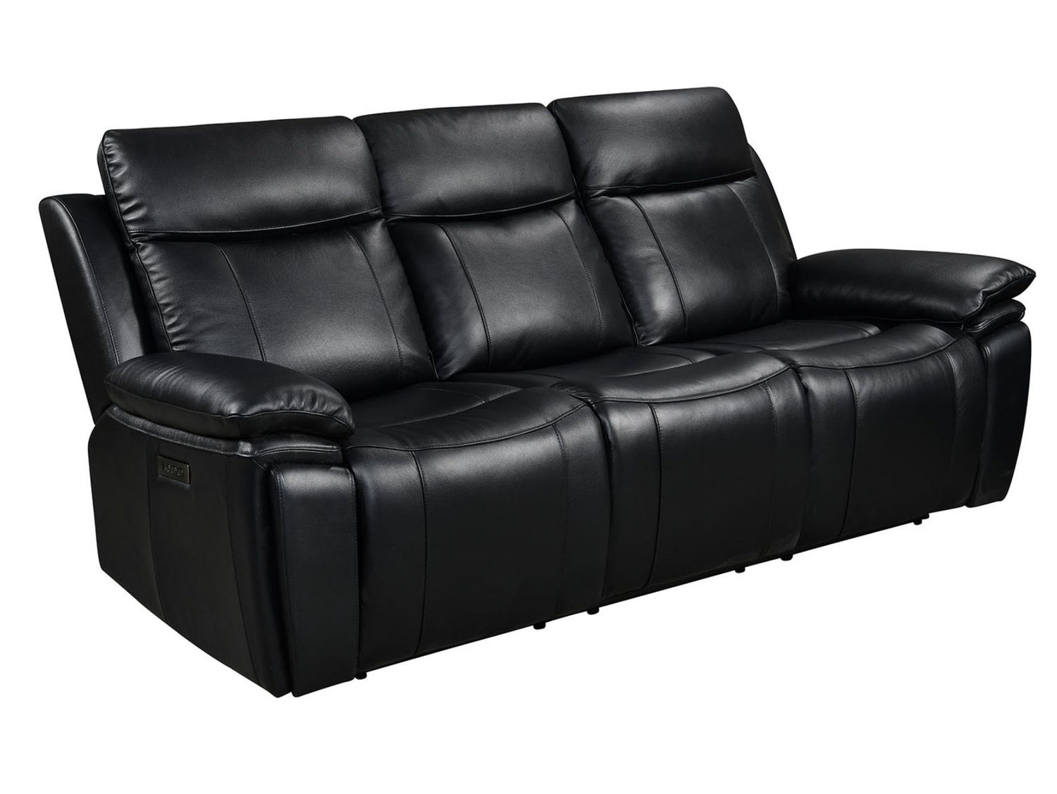 Savio 3 Seater Recliner Sofa with Power Headrests and cupholders