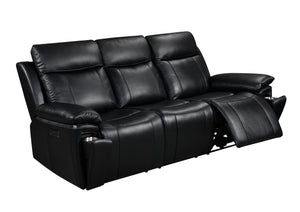 Savio 3 Seater Recliner Sofa with Power Headrests and cupholders