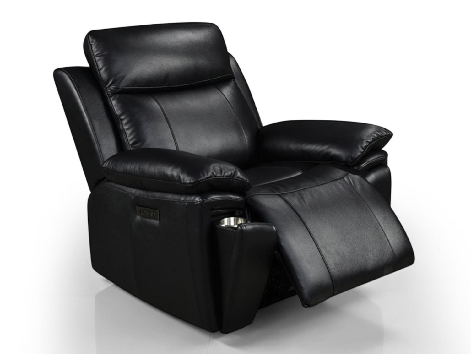 Savio Recliner Armchair with Power Headrest and Cupholder