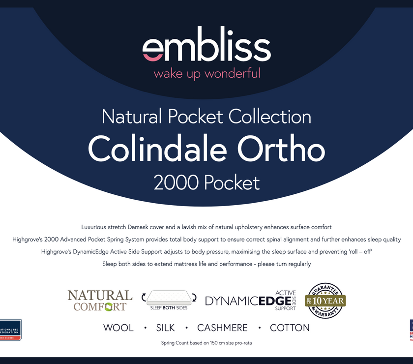 Colindale 2000 Natural Mattress