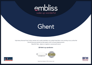 Ghent Single (3ft / 90cm) Mattress