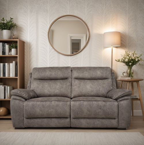 Osaka 3 Seater Power Recliner Sofa - Truffle