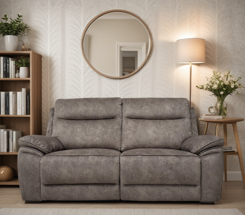 Osaka 3 Seater Power Recliner Sofa - Truffle