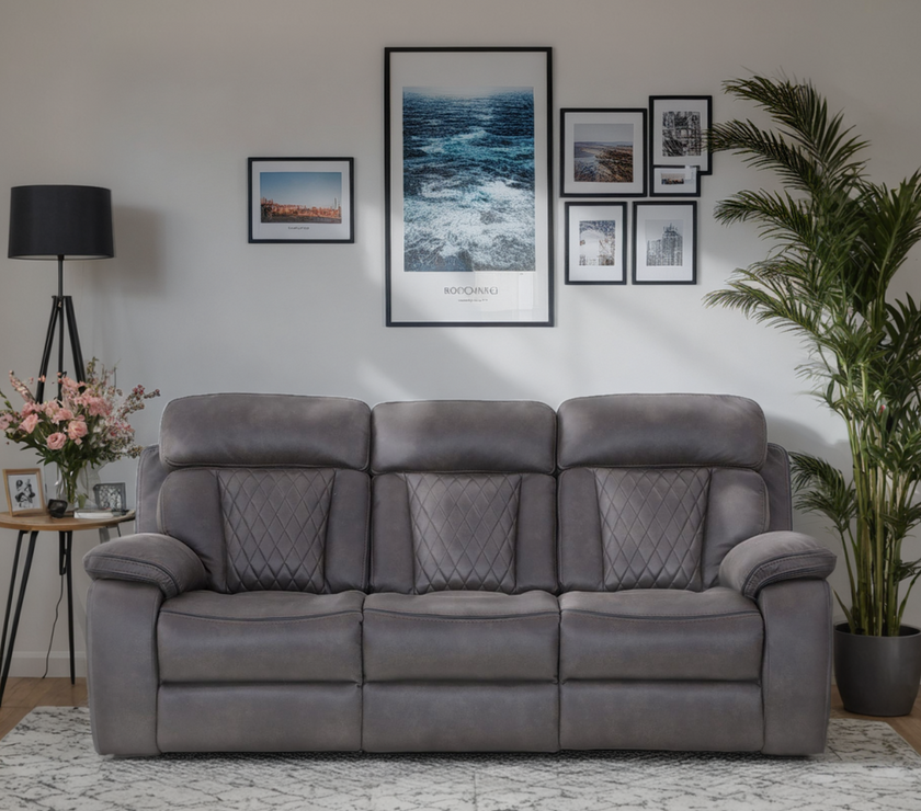 Kobe 3 Seater Recliner Sofa