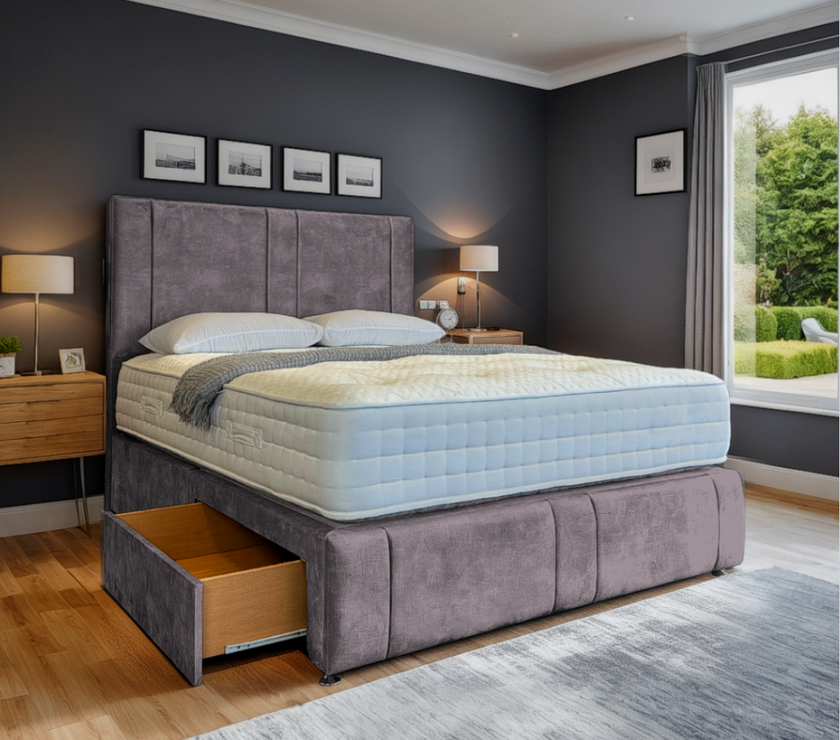 Embliss 2 Drawer Base with Matching Footboard