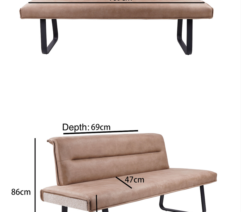 Nora Standard Dining Bench