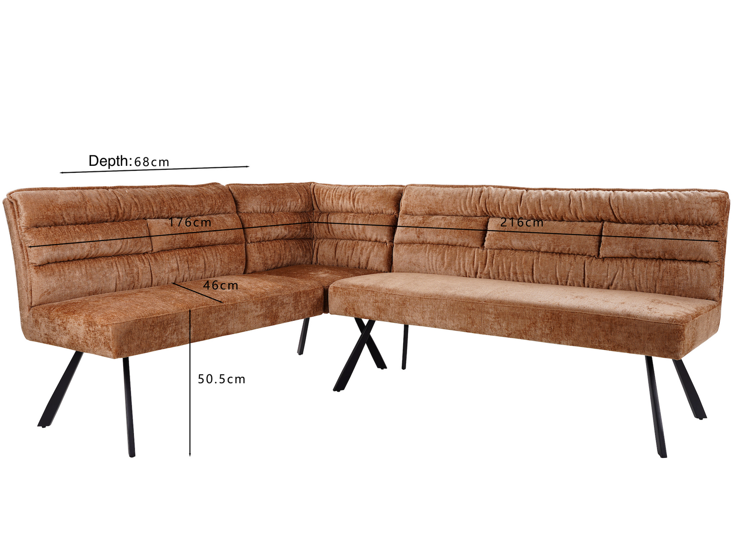 Paloma Corner Dining Bench