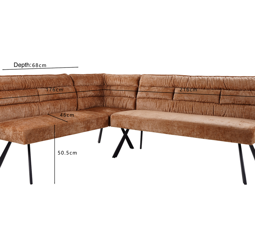 Paloma Corner Dining Bench