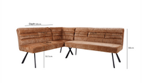 Paloma Corner Dining Bench