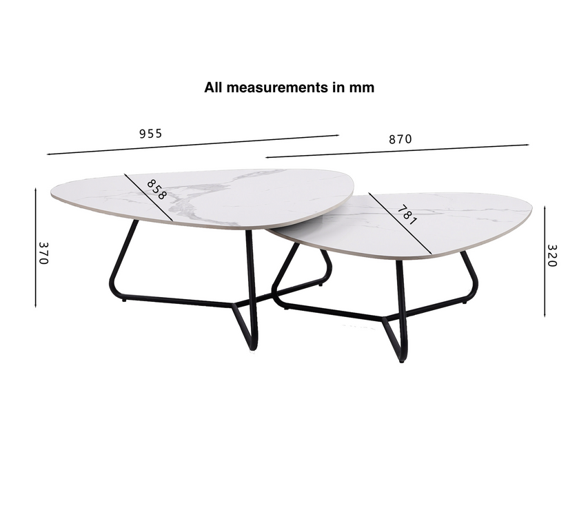 Pedro Nest of Coffee Tables
