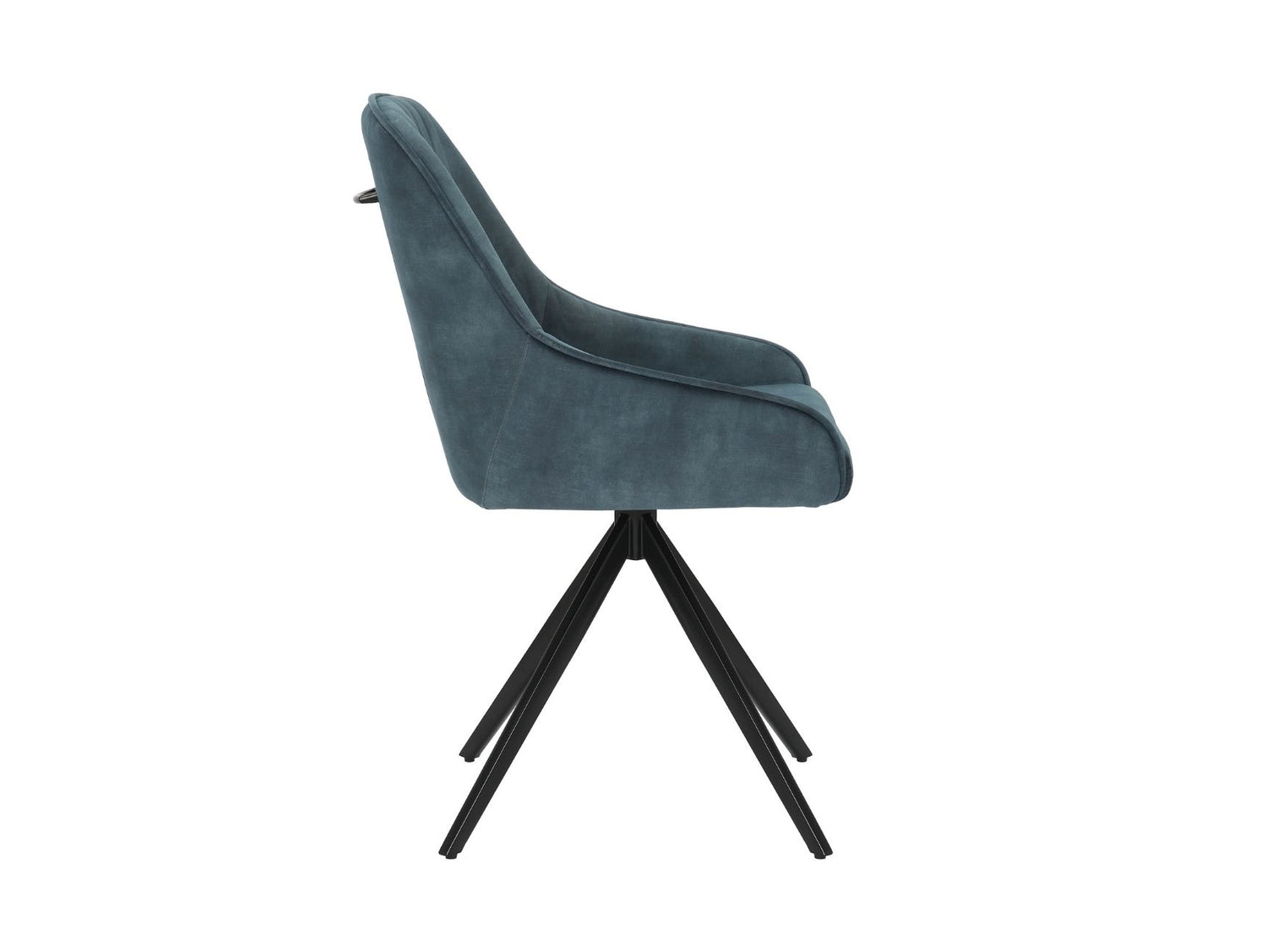 Sofia Velvet Swivel Dining Chairs - Velvet Blue