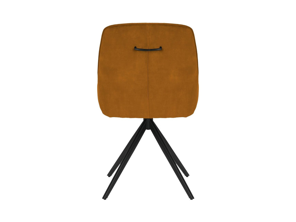 Sofia Velvet Swivel Dining Chairs - Mustard