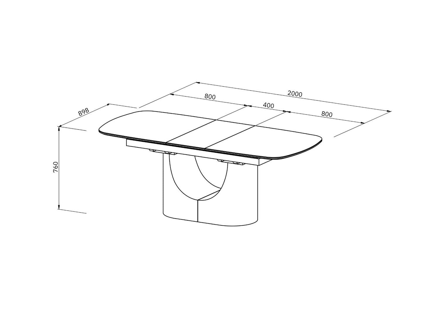 Solar Table with 6 Chairs
