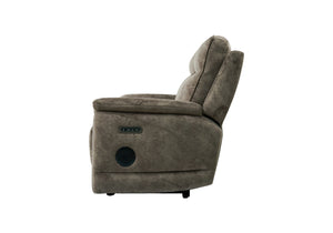 Soniq  3 Seater Power Recliner/Headrest Sofa with Console
