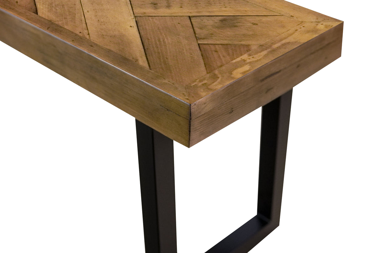 Close up view of the Belgrave Dining Bench.